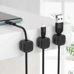 Magnetic Cable Clip Under Desk Cable Management Adjustable Cord Holder Wire Organizer And Cable Management Wire Keeper - Image 5