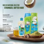 Vatika Naturals Coconut Shampoo, Oil & Conditioner Combo | Deeply Nourishing Trio with Coconut, Henna & Castor Oil | Repairs Damage, Hydrates & Restores Shine for Smooth, Frizz-Free Hair - Image 3