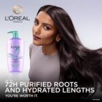 L'Oreal Paris Elvive Hyaluron + Pure 72H Purifying Shampoo for Oily Hair, Clarifying Shampoo with Salicylic Acid and Hyaluronic Acid, 28 Fl Oz - Image 6