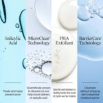 Neutrogena Evenly Clear Acne Cleanser with 2% Salicylic Acid & 2% PHA Exfoliant, Gentle Foaming Face Wash Clears Clogged Pores & Blackheads While Visibly Fading Look of Post-Acne Marks, 9.1 fl. oz - Image 7