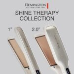 Remington Shine Therapy 1 inch Hair Straightener Iron, Flat Iron Infused with Argan Oil & Keratin, Professional Ceramic Flat Iron for Less Frizz, Shines and Smooth, Styling Tools - Image 2