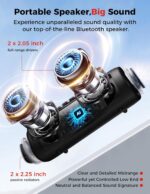 BolaButty Bluetooth Speaker Portable Wireless, IPX5 Waterproof, Up to 20H Playtime, TWS Pairing, BT5.3, for Home/Party/Outdoor/Camping/Beach Essentials, Birthday Gift (Black) - Image 2
